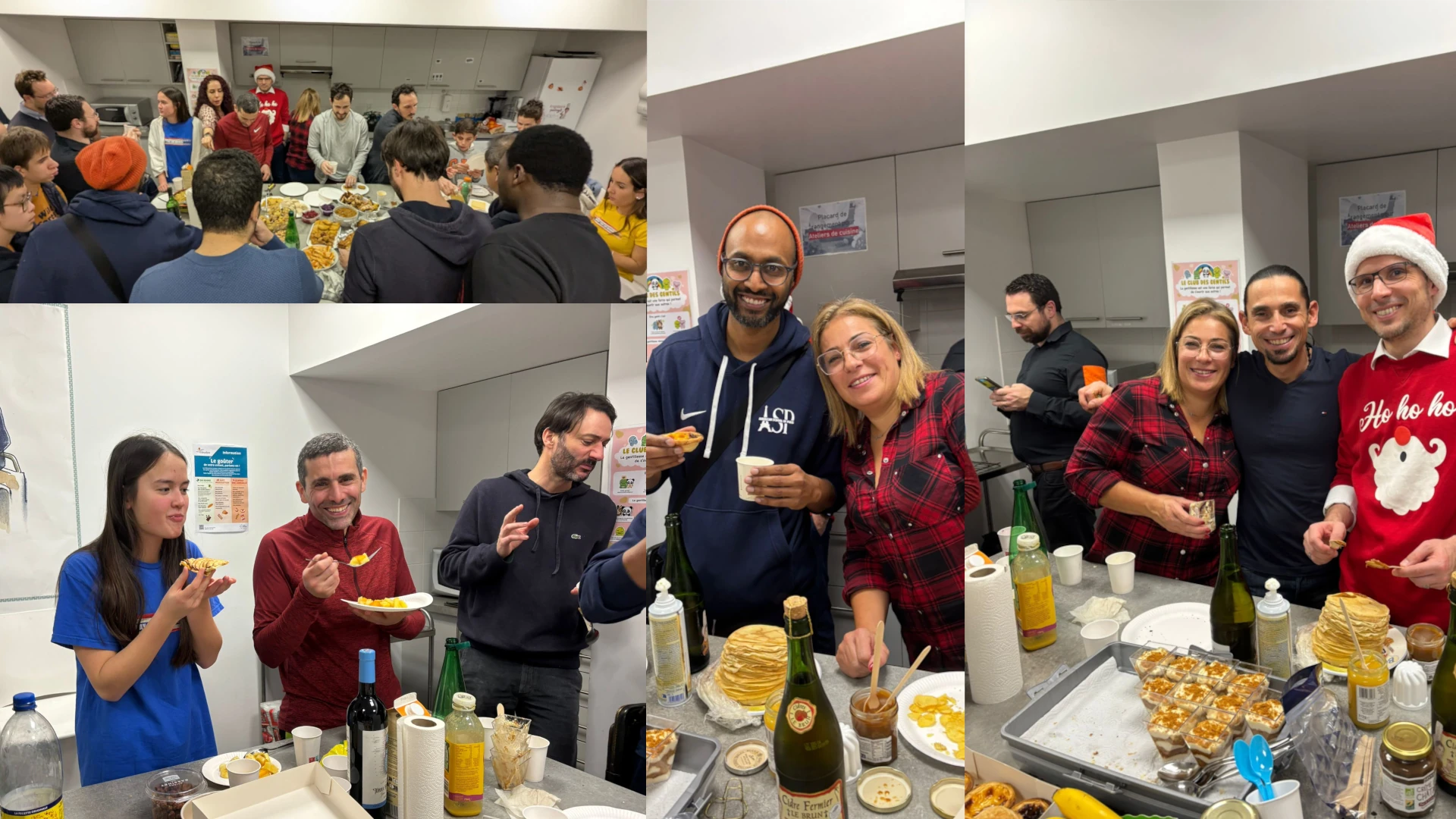 Repas de fête de fin d'année